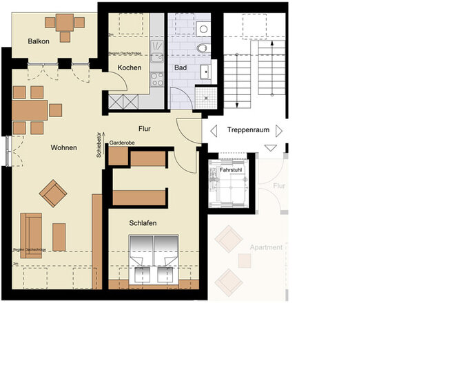 Obenstruthstraße Siegen - Dachgeschoss Wohnung 19