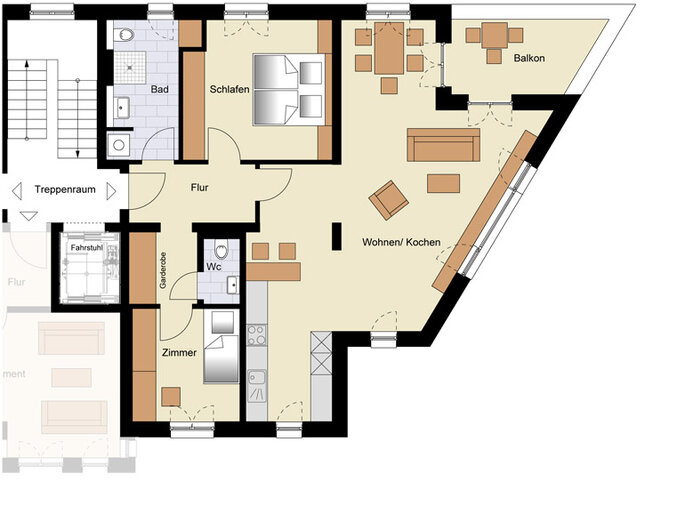 Obenstruthstraße Siegen - Obergeschoss Wohnungen 12 & 18
