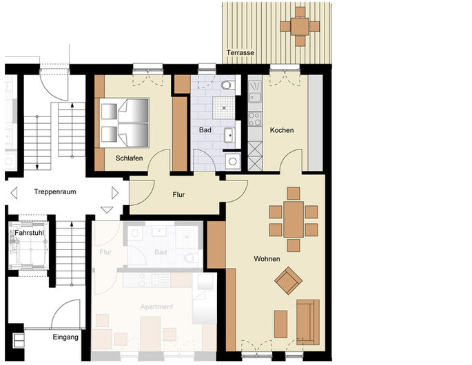 Obenstruthstraße Siegen - Erdgeschoss Wohnung 02